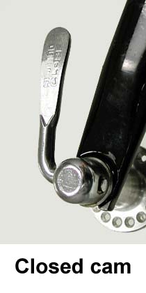 Closed cam lever